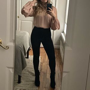 Kobi Halperin 100% Silk Pink Top